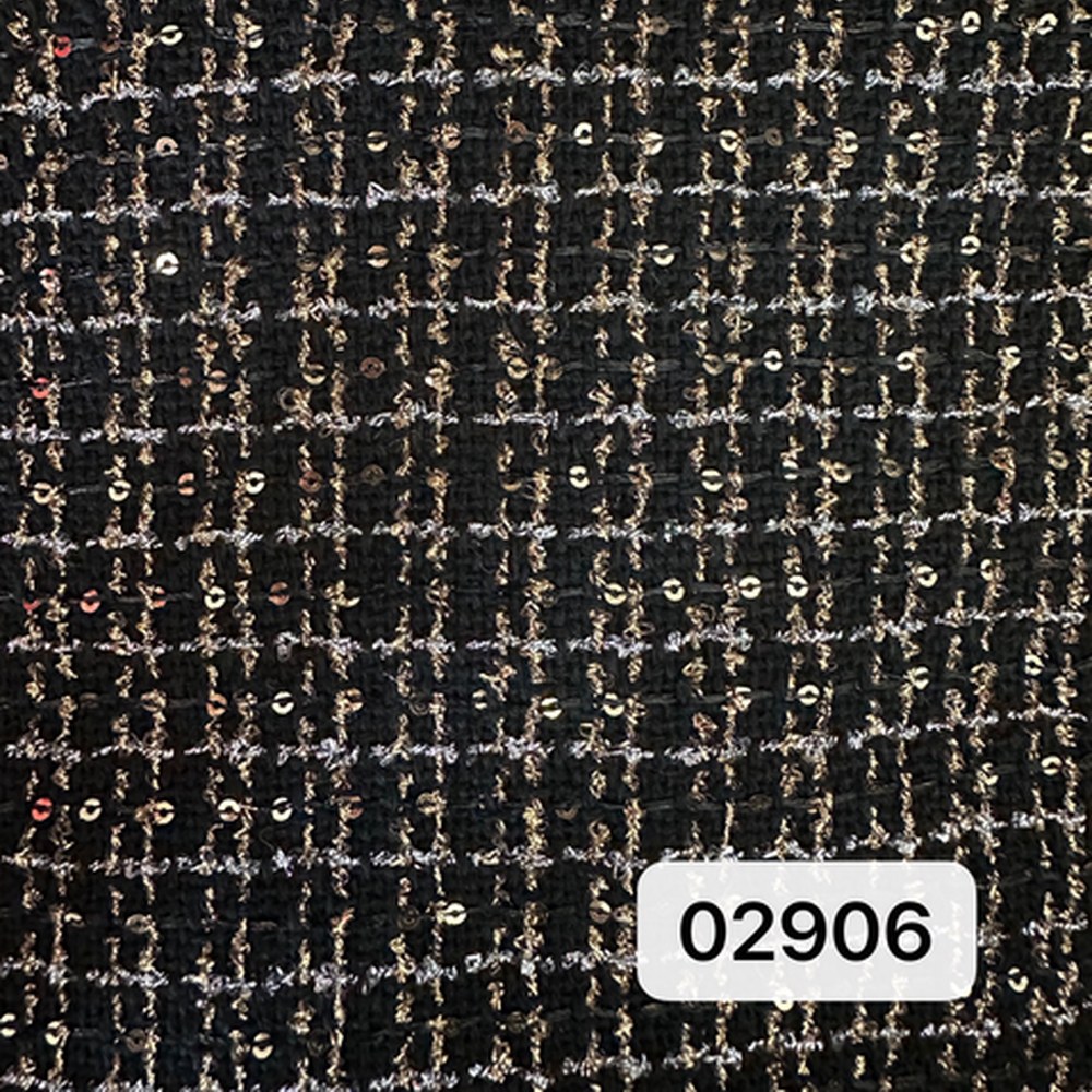 02906黑金亮片
