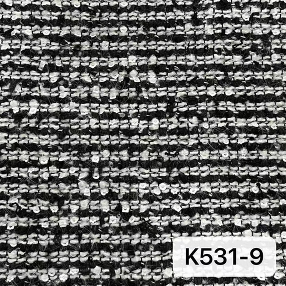 K531黑底白
